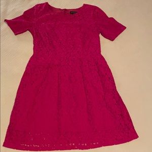 Fushia lace dress. 💛 bundle 3 for $12!!!